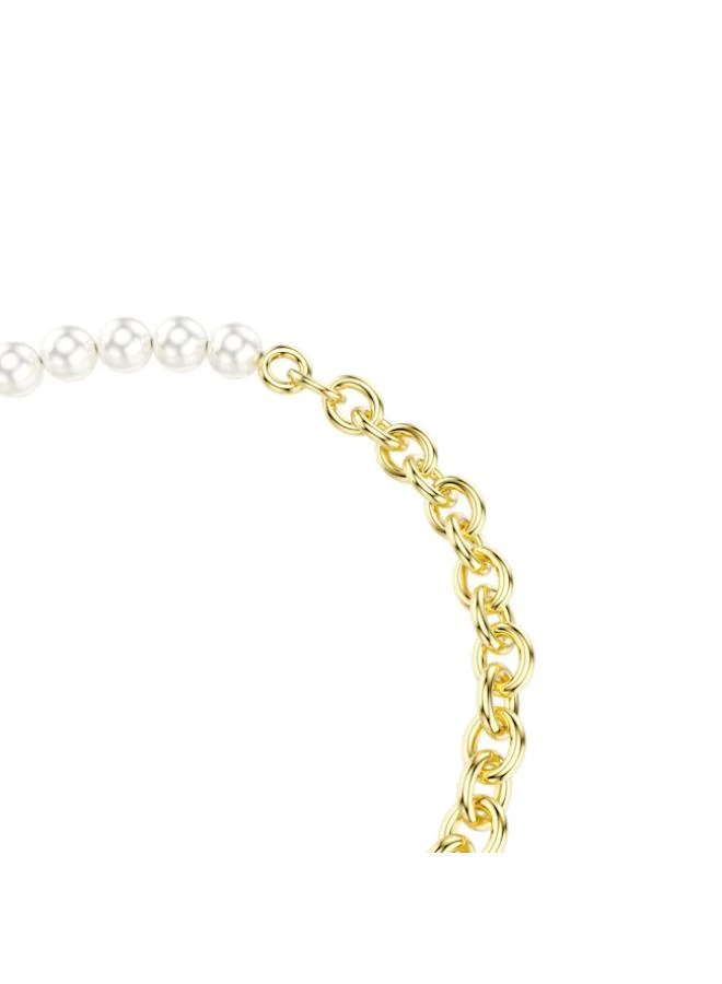 SWAROVSKI  Idyllia White Crystal Gold Tone Plated Bracelet for Women | Best Price UAE